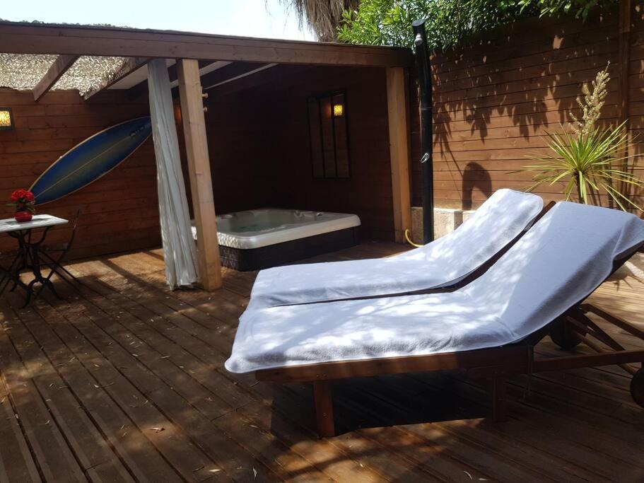 Studio Jacuzzi Prive A 8 Min A Pied De La Plage Apartment ลาซิโอตาต์ ภายนอก รูปภาพ