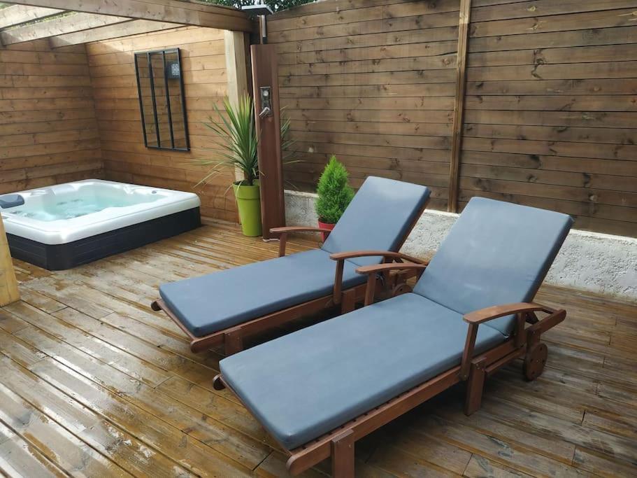 Studio Jacuzzi Prive A 8 Min A Pied De La Plage Apartment ลาซิโอตาต์ ภายนอก รูปภาพ
