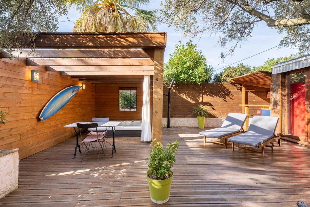 Studio Jacuzzi Prive A 8 Min A Pied De La Plage Apartment ลาซิโอตาต์ ภายนอก รูปภาพ